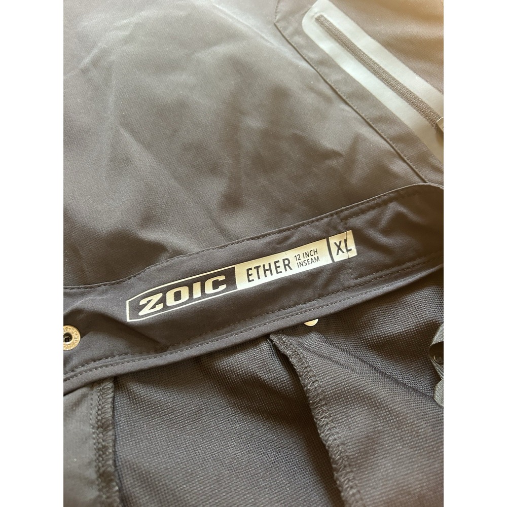 Zoic Mens Ether Mountain Cycling Shorts Black Size XL 12" Inseam Outdoors‎ Zip - Picture 5 of 6